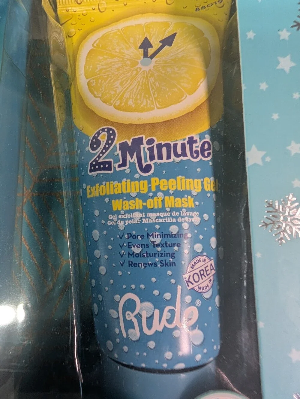 Rude Cosmetics Korean Skincare Duo - Foam Cleanser & Exfoliating Peeling Gel Set